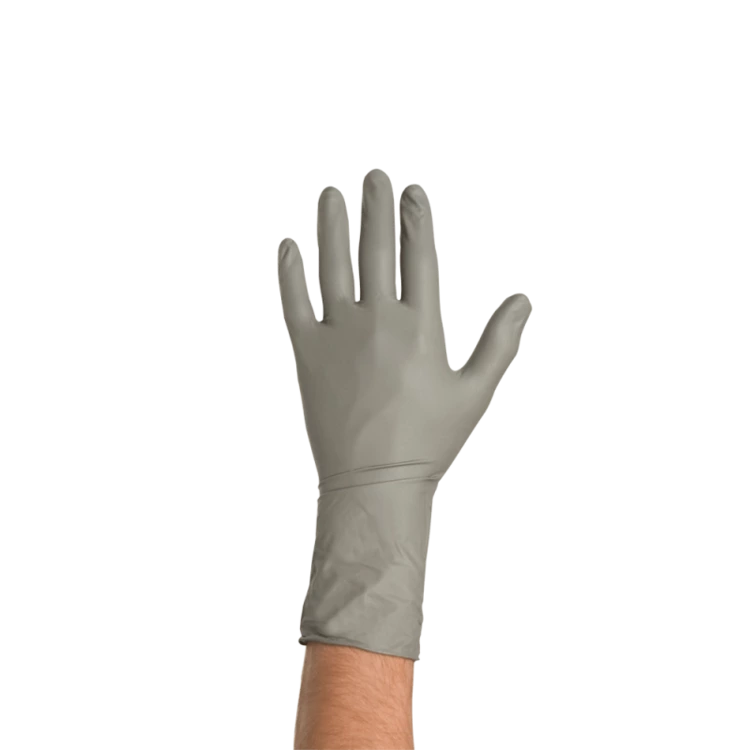 Nitrilové rukavice - sivé (50ks)