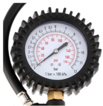 Profesionálna nafukovacia pištoľ s bočným tlakomerom 12 bar